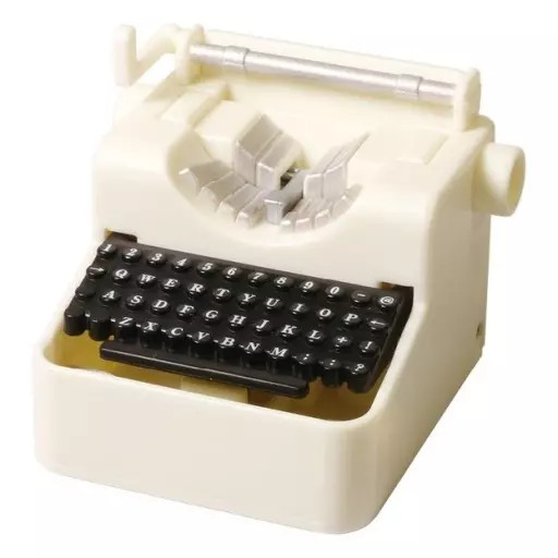 A palm-sized miniature typewriter figure that nails the retro aesthetic — desk candy for anyone who romanticizes the analog writing era.