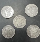 Lot of (5) Morgan Silver Dollar Coins 1889-P 1890-O 1899-O 1899-O 1901-O Loc#O25