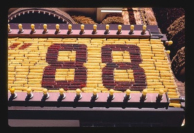Photo:Mitchell South Dakota Corn Palace 1987 Corn Cob Roof Number 88