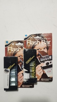 Vintage GE 600 PhotoFlash Array for Polaroid 600 One Step Cameras 10 Flashes VTG