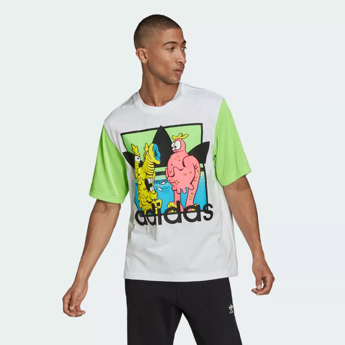 Tegne du er Akademi Adidas Originals Jeremy Scott JS TEE Graphic ARTWORK T Shirt Top~Mens sz XL  NWT | eBay