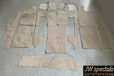 Autoteppich Teppich Austattung für BMW E24 6er Coupe Creme 1975-1989 Velours PVC