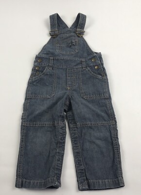 Baby Boy Overalls 9-12 Months Denim Snap H&M Label Of Graded Goods