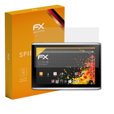 atFoliX 2x Displayfolie für Acer Iconia A500, A501 Schutzfolie matt&stoßfest