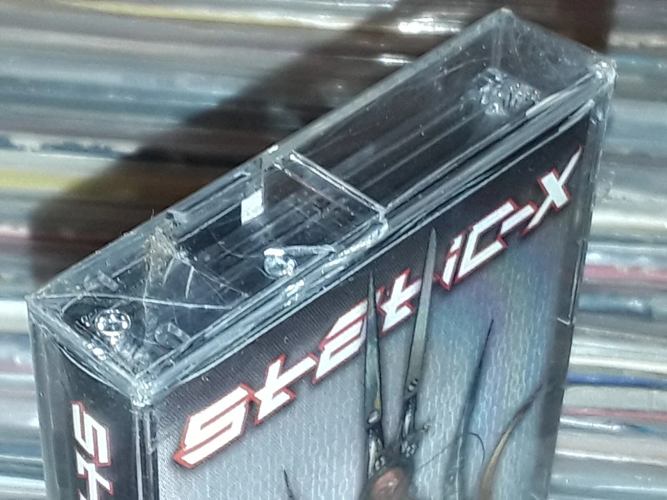 RARE ORIGINAL STATIC-X MACHINE CASSETTE TAPE USA SEALED INDUSTRIAL NU METAL Foto 3 de 4