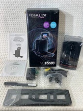 VISTA QUEST VISTAQUEST VQFS503 STAND ALONE FILM SCANNER 35 MM FILM STRIPS 5 PIX