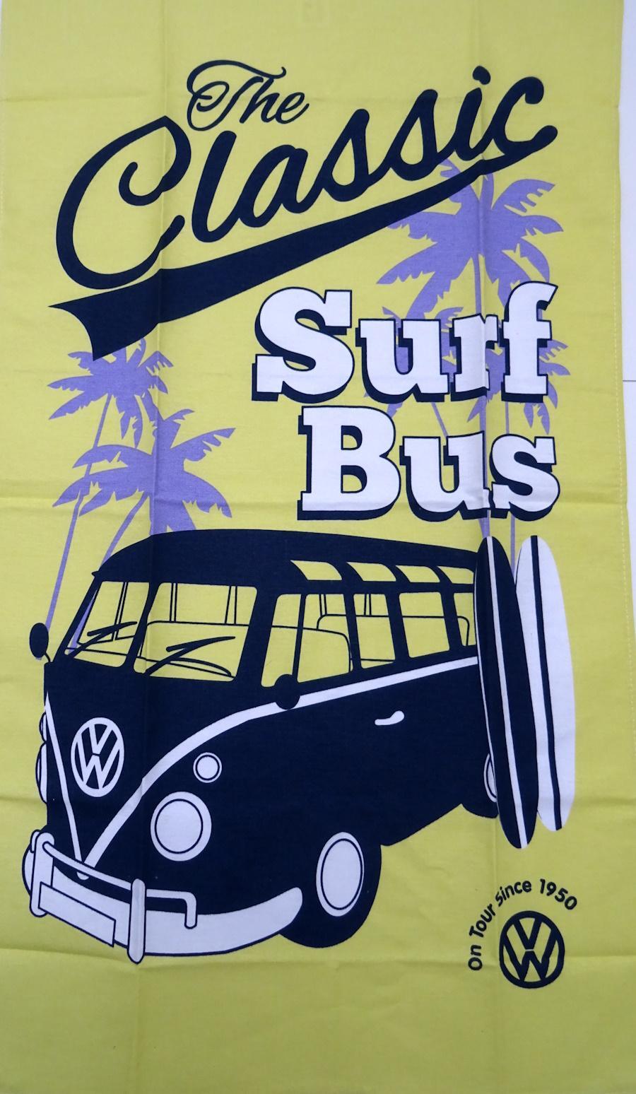 Volkswagen VW Dish Towel T1 Yellow - The Original T1, T2, T3, T4, T5