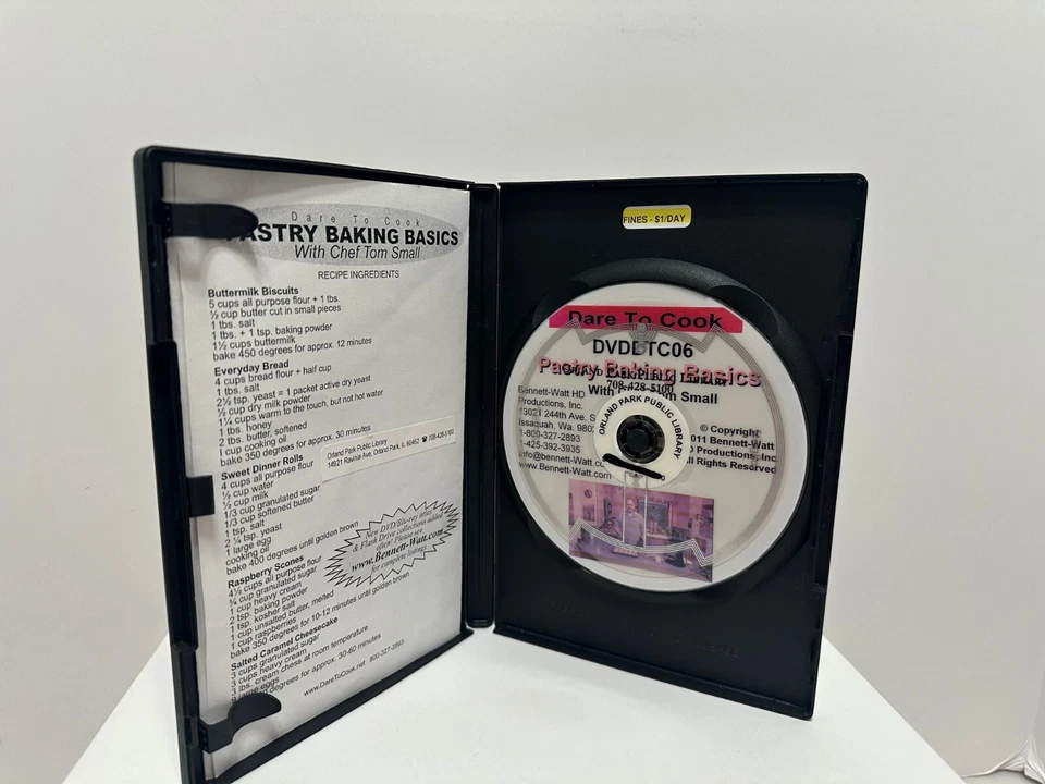 Dare to Cook Pastry Baking Basics with Chef Tom Small (DVD, 2011) - Image 3 of 4