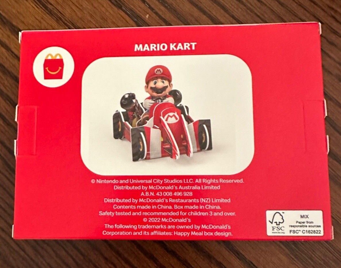 Toy Collector New Zealand: McDonalds Super Mario Bros Movie 2022-2023 Happy  Meal Toys