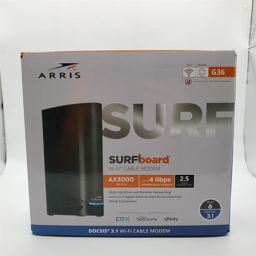 ARRIS Surfboard G36 DOCSIS 3.1 Multi-Gigabit Cable Modem & AX3000 Wi-Fi Router - Afbeelding 4 van 4