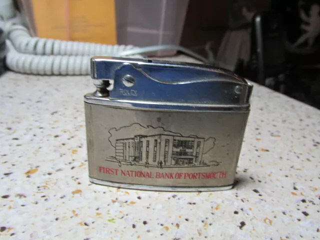 Vintage Rolex Cigarette Lighter First National Bank of Portsmouth NH