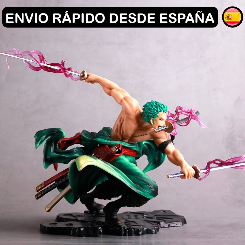 FIGURA ANIME RORONOA ZORO ONE PIECE ENVIO DESDE ESPAÑA GRATIS