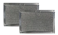 Compatible GE WB06X10608 Microwave Oven Aluminum Mesh Grease Filters (2 Pack)