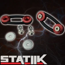 STATIIK RED BUMPER QUICK RELEASE BOLT KIT FASTENERS FOR CARS/TRUCKS/SUV 