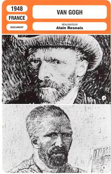 FICHE CINEMA : VAN GOGH - Claude Dauphin,Alain Resnais 1948 | eBay