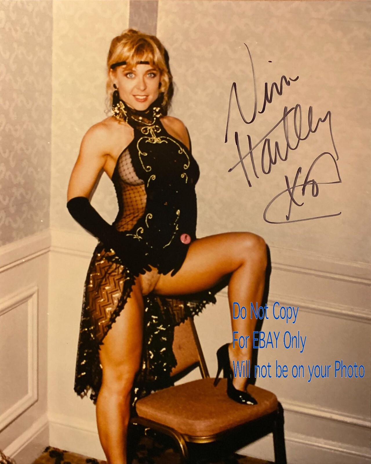 Nina Hartley 8x10 Sexy Photo Auto Reprint ACTRESS Porn Man Cave BAR DECOR Print
