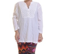 Charter Club Top White 3/4sleeve Size L on sale Charter Club Top White 3/4sleeve Size L on sale