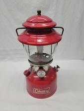 Vtg Red Coleman Model 200A Lantern August 1968 USA Made Pyrex Globe #5099
