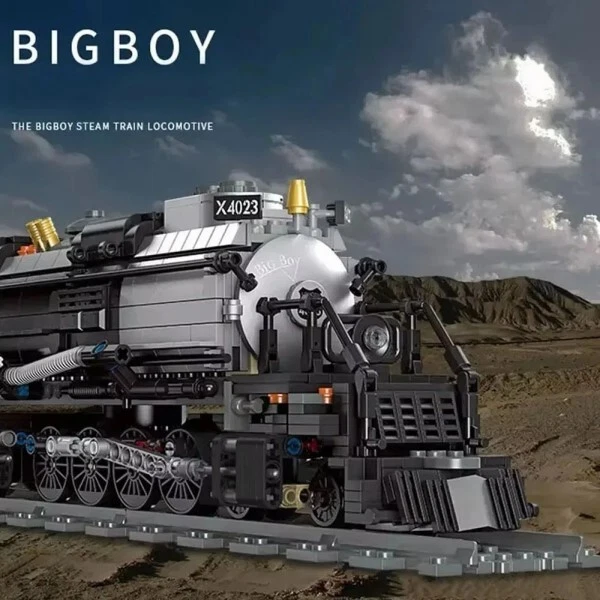 creative expert The Bigboy Steam Locomotive Building Block toys Christmas gift - Image 2 of 4