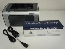 HP LaserJet P1006 Laser Printer & New 35A Compatible Toner (CB435A) + Warranty!!