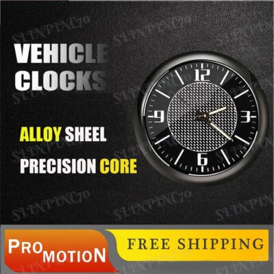 Car Clock For Mercedes-Benz Refit Interior Luminous Electronic Quartz Ornaments