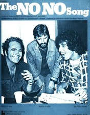 RINGO STARR THE NO NO SONG SHEET MUSIC PIANO/VOCAL/GUITAR/CHORDS BEATLES 1975