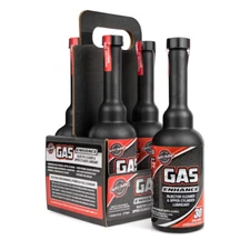 OPTI-LUBE GAS ENHANCE FUEL ADDITIVE: 8OZ 4 PACK LONG NECK BOTTLES