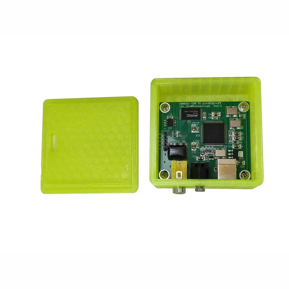 HiFi CM6631A 384KHZ zu Koaxial Optical SPDIF Konverter DAC Board 32bit USB 2.0 L - Bild 2 von 4