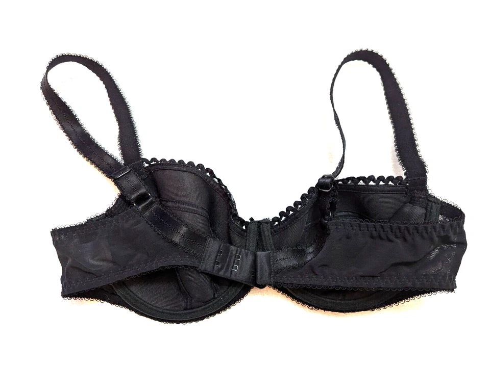 Sujetador Freya talla 34D Starlight soporte lateral con aros forrado negro 129962 1331 Foto 2 de 3