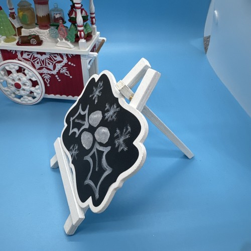 Set carrello caramelle firmato Hallmark Sweet Santa Treat 2018 ornamenti statuine evento - Foto 3 di 13
