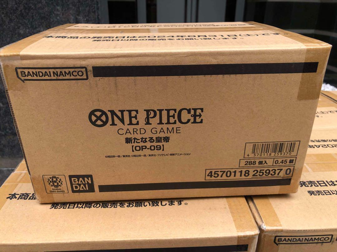 ONE PIECE TCG Sealed Case 12 Box OP9 OP09 OP-09 The New ONE PIECE TCG Sealed Case 12 Box OP9 OP09 OP-09 The New