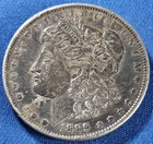 A 1889 Morgan Silver Dollar.  Nice Coin!