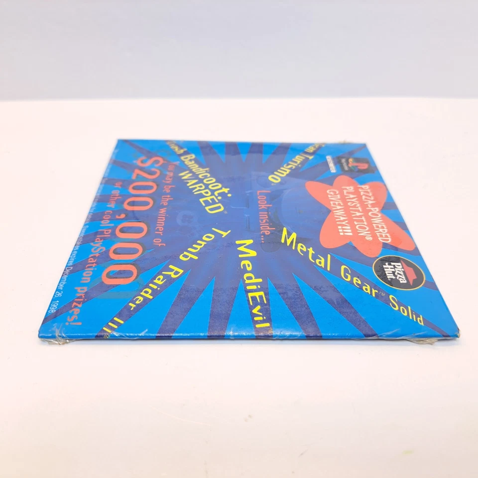 PS1 Pizza Hut Powered PlayStation Demo Game Promo - New SEALED - Image 4 of 4