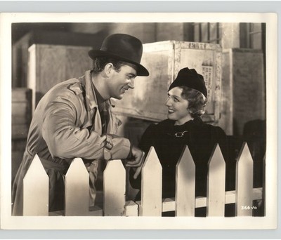 Actors John Wayne & Louise Latimer ''California Straight Ahead!'' 1938 Press Photo