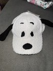 Snoopy Hat New Peanuts Sherpa Baseball Cap White — photo 1