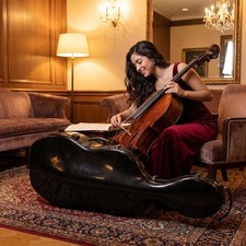 Crossrock Fiberglass4/4 Cello Case with Wheel...