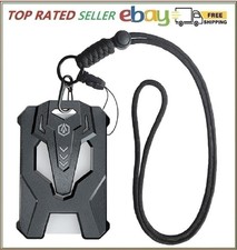 Heavy Duty Badge Holder with Adjustable Lanyard, Cool Tactical ID Card Badge Hol