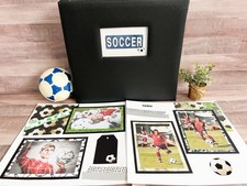 Soccer Scrapbook Album, Premade Soccer Scrapbook, Soccer Album, Soccer Coach