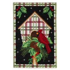 Herrschners® Merry Cardinal Wall Hanging Plastic Canvas Kit