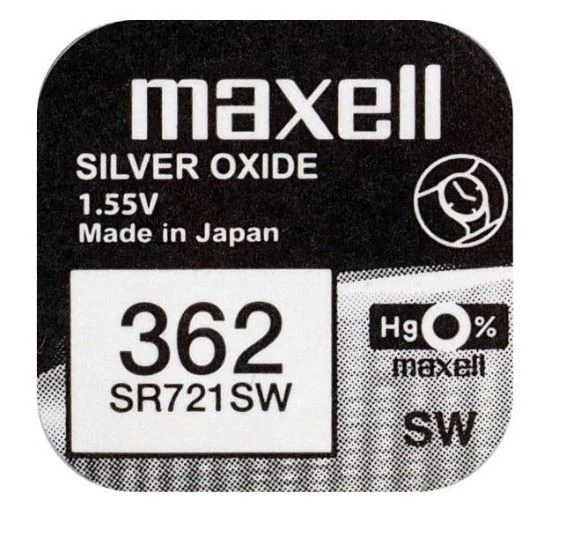 Maxell Battery SR721SW Pack of 1