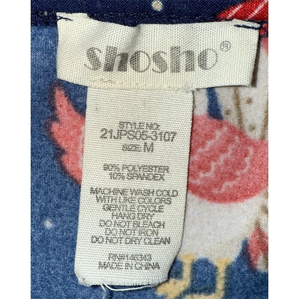 Shosho Women's Thanksgiving Unitard Jumpsuit Blue M Casual novelty athleisure - image 2 of 4