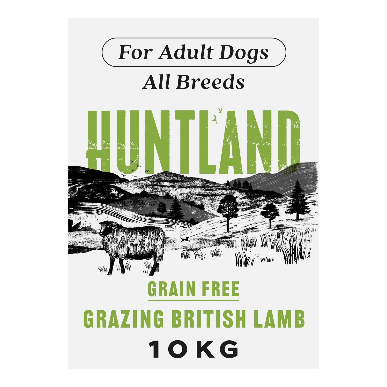 Huntland Adult Grazing British Lamb Grain Free Dry Dog Food - 10kg
Opens in a new window or tab