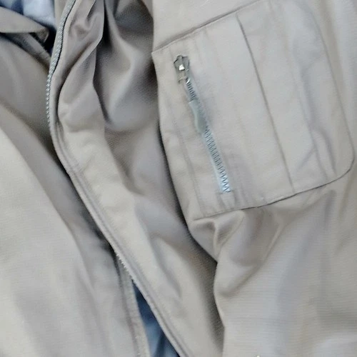 Calvin Klein Bomber Jacket Mens M Brown Lined Water Resistant Zip Coat NWT $150 image 2