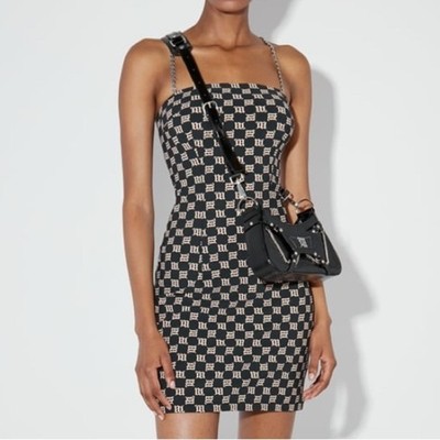Misbhv Monogram Spaghetti Mini Dress Sz XS
