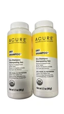 Acure Rosemary and pepper mint All Hair Types Dry Shampoo - 1.7 Fl Oz Pack of 2