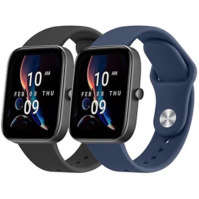 2 PACK Bands for Amazfit Bip 3 / Bip 3 Pro / Bip U Pro / Bip / Bip Lite / Bip...
