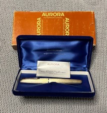 *AURORA* STILOGRAFICA - ARGENTO MASSICCIO 925 - PENNINO ORO 14K