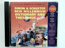 Simon  Schuster New Millennium Dictionary Thesaurus Plus PC CD-ROM Windows 95