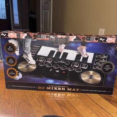 FAO SCHWARTZ GIANT ELECTRONIC DJ MIXER MAT Built In Tracks & More New Batteries