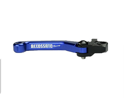 KUPPLUNGSHEBEL ACCOSSATO BLAU ALUMINIUM OFFROAD 4 FINGER FÜR KTM EXC 200 2013